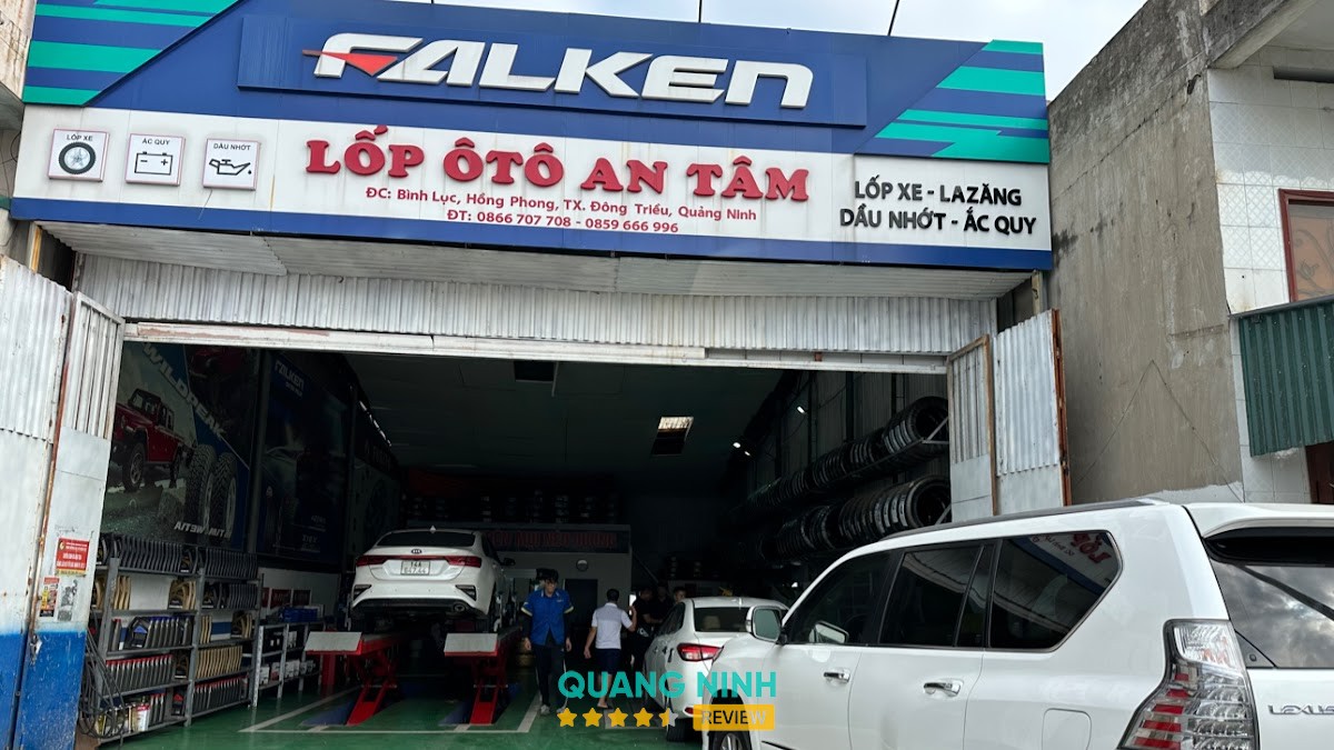 Lốp An Tâm cứu hộ Lốp Ắc Quy Đông Triều