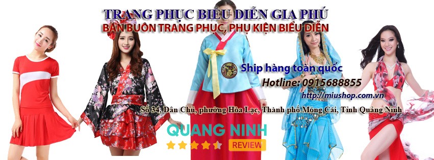 Trang phục biểu diễn MiuShop Quảng Ninh