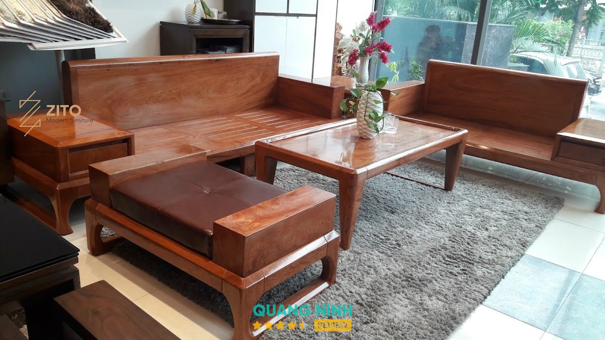 Ghế sofa gỗ – hình ảnh 2