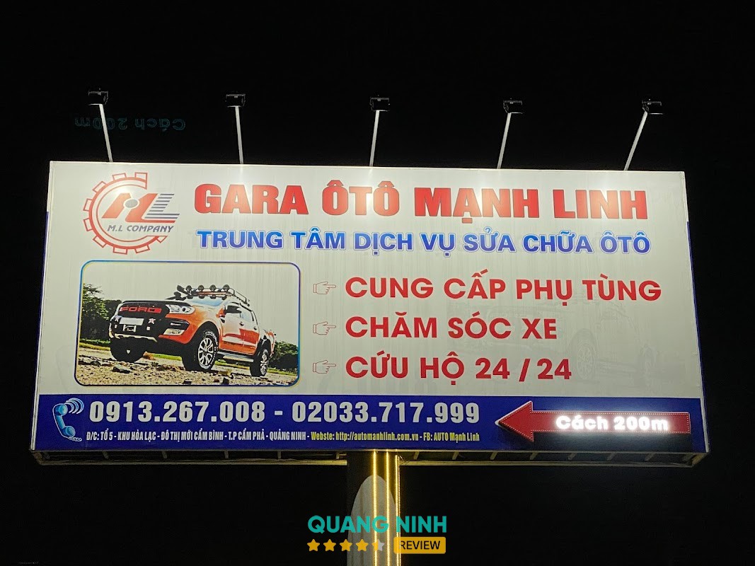Gara ô tô Mạnh Linh – hình ảnh 1