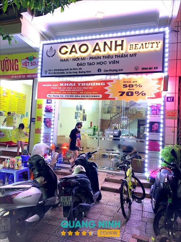 CAOANH BEAUTY & SPA Phun Thêu Thẩm Mỹ - Móng - Mi - Gội Đầu Dưỡng Sinh - Bấm Huyệt Hạ Long