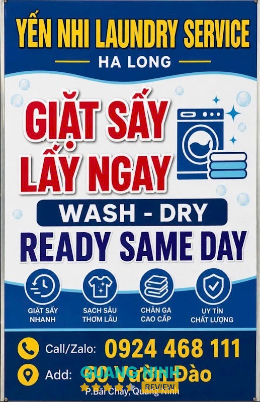 Xưởng Giặt Là Yến Nhi 60 Vườn Đào - Hạ Long Quảng Ninh