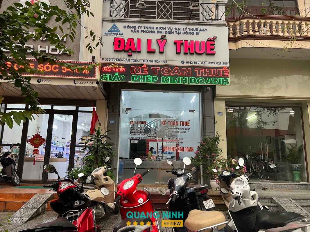 Đại lý thuế A&T Uông Bí tại 330 Trần Nhân Tông, Uông Bí, Quảng Ninh 02306, Việt Nam
