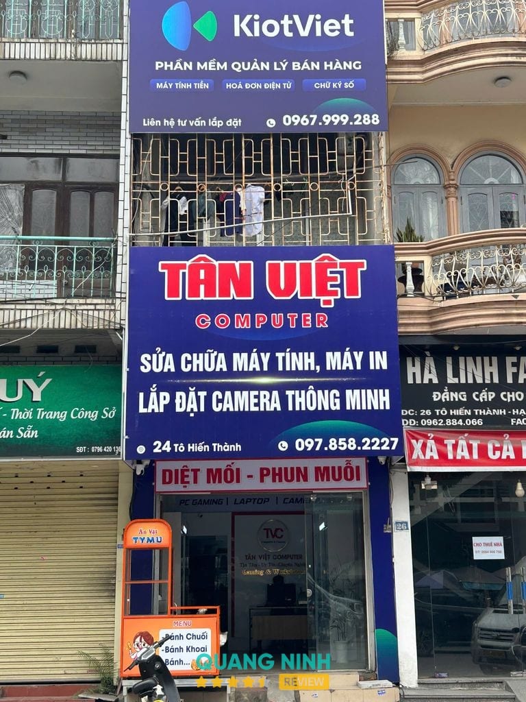 Máy Tính Tân Việt Hạ Long tại 24 Tô Hiến Thành