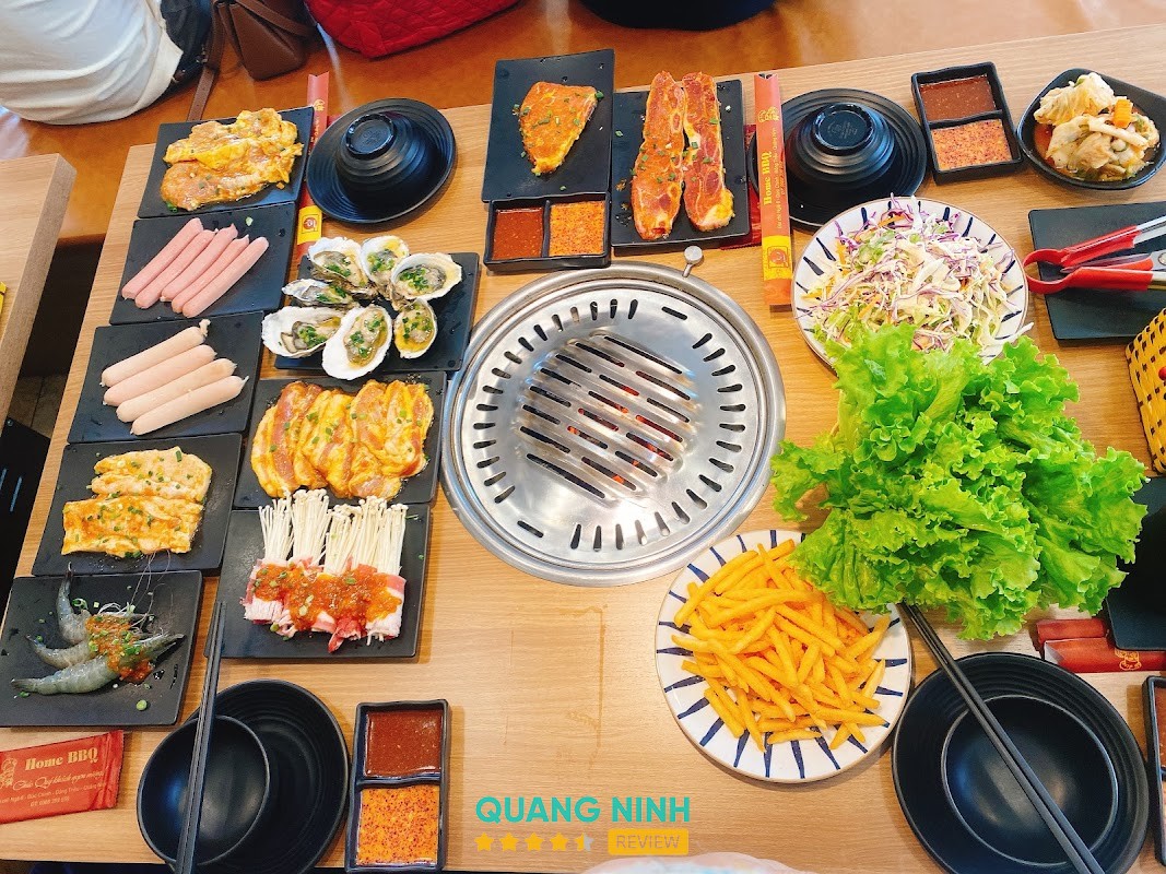 Đồ nướng tại Home BBQ Đông Triều