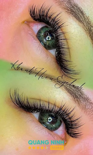 Mẫu nối mi tại Khánh Hiền Eyelash