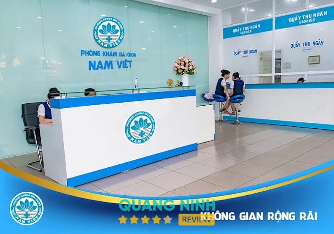 Khu vực tiếp nhận tại Phòng khám Đa khoa Nam Việt