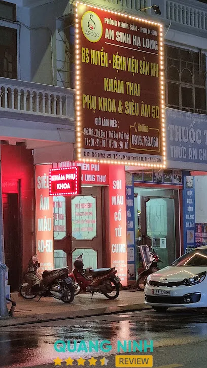 PK Sản Phụ Khoa An Sinh: 25 Tổ 1, Khu Trới 10, P. Hạ Long