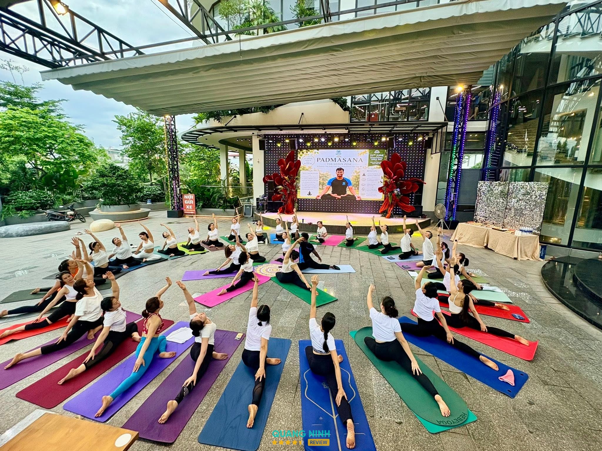 Không gian tập luyện tại UFIT Uông Bí