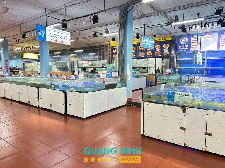 Hải sản tươi sống tại Vựa Hải Sản Bãi Cháy