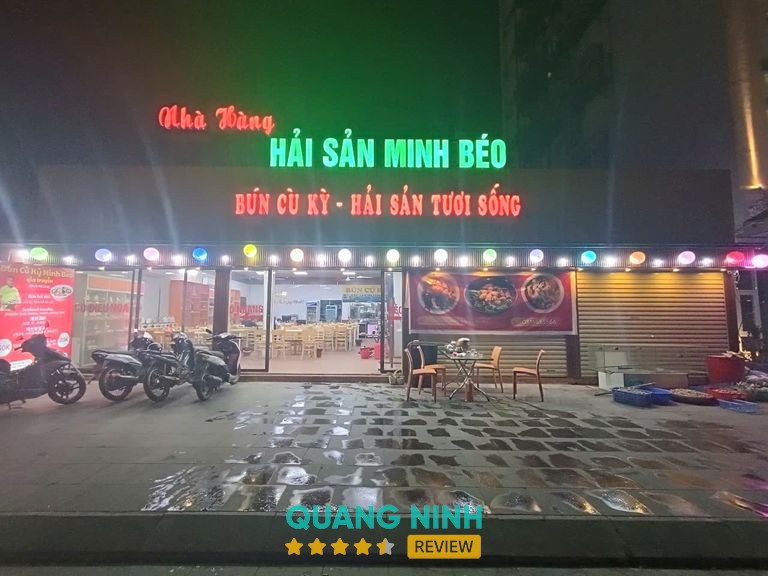 Món ăn tại Hải Sản Minh Béo