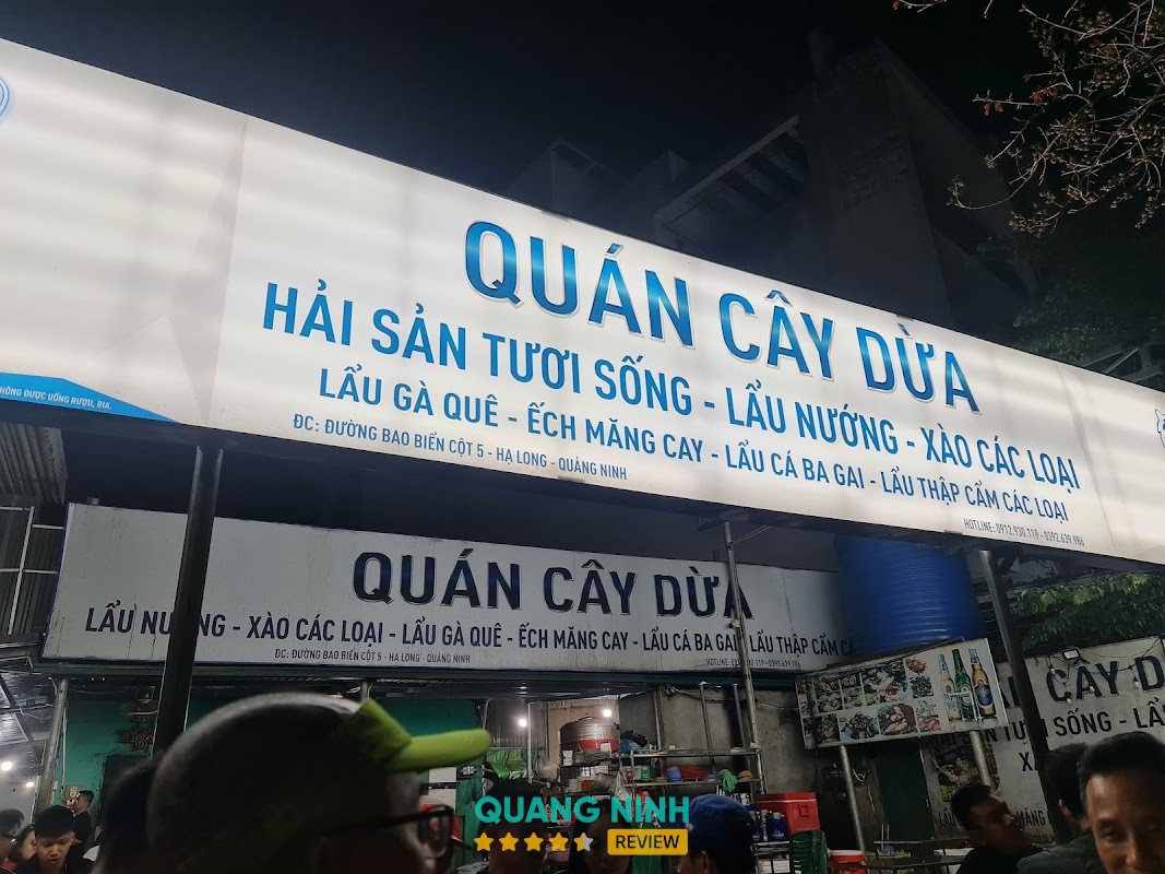 Quán bia Cây Dừa ở Hạ Long