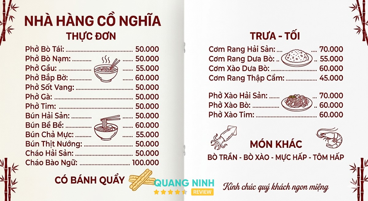 Nhà Hàng Cồ Nghĩa Cô Tô – hình ảnh 3
