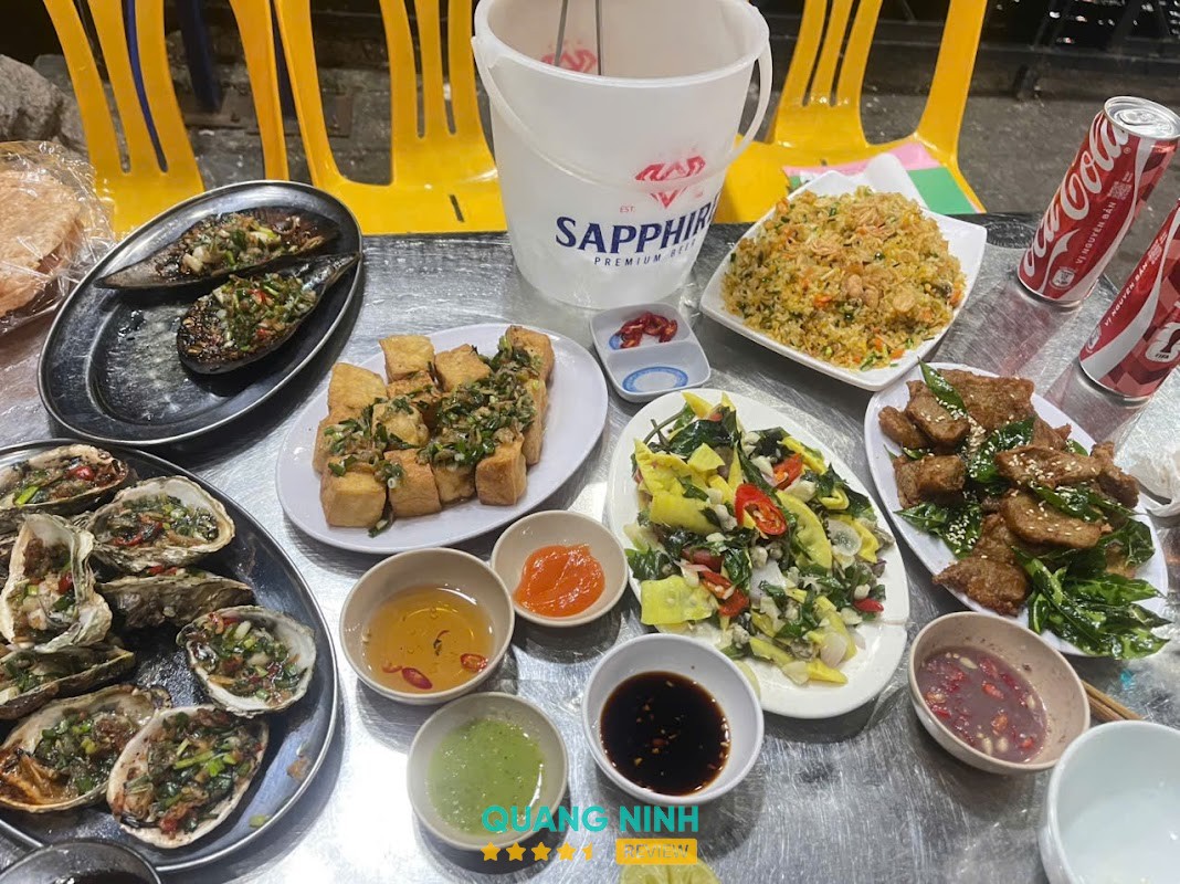 Món nhậu và hải sản tại Bia Tâm Hưng 2