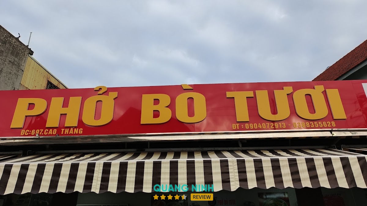 Phở Bò Tươi – quán phở ngon ở Hà Lầm