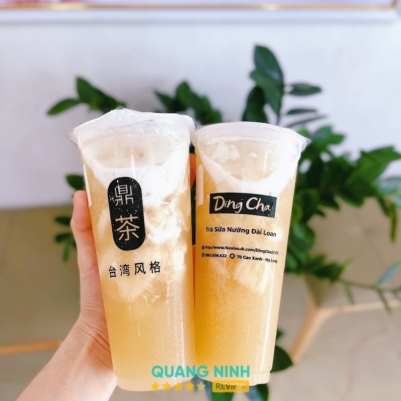 Dingcha Trà Sữa Nướng Đài Loan Cao Xanh