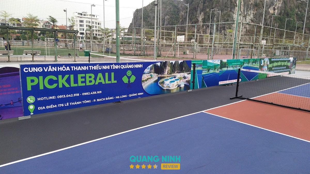 Sân Pickleball Cung Văn Hóa Thiếu Nhi Quảng Ninh