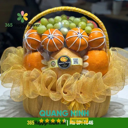Giỏ quà trái cây cao cấp tại 365HappyFlower
