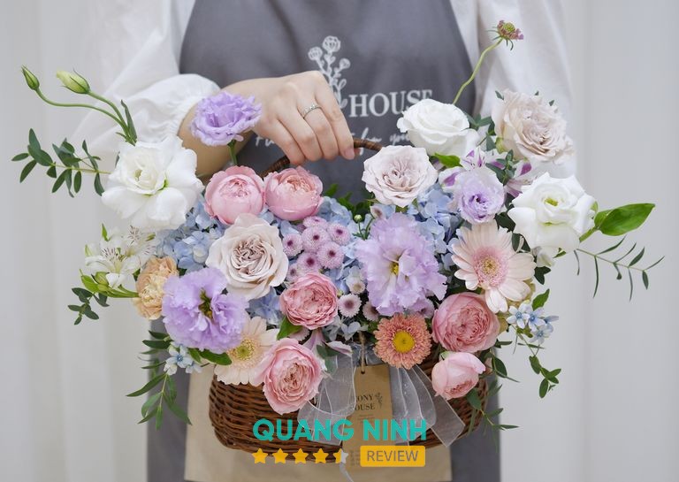 Mẫu hoa tươi Peony House Quảng Ninh