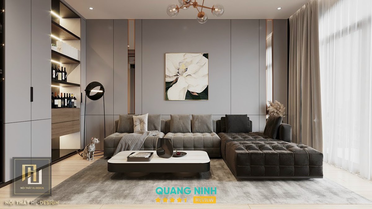 Nội thất hiện đại được HL-Design hoàn thiện