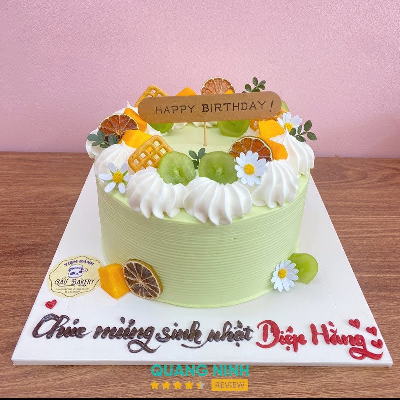 Mẫu bánh tại Tiệm Bánh Gấu Bakery