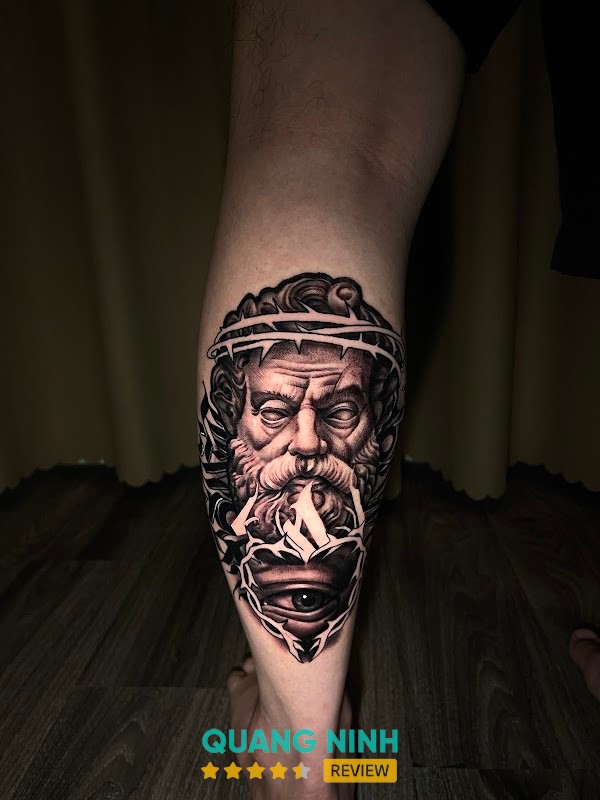 2needle tattoo Hồng Gai