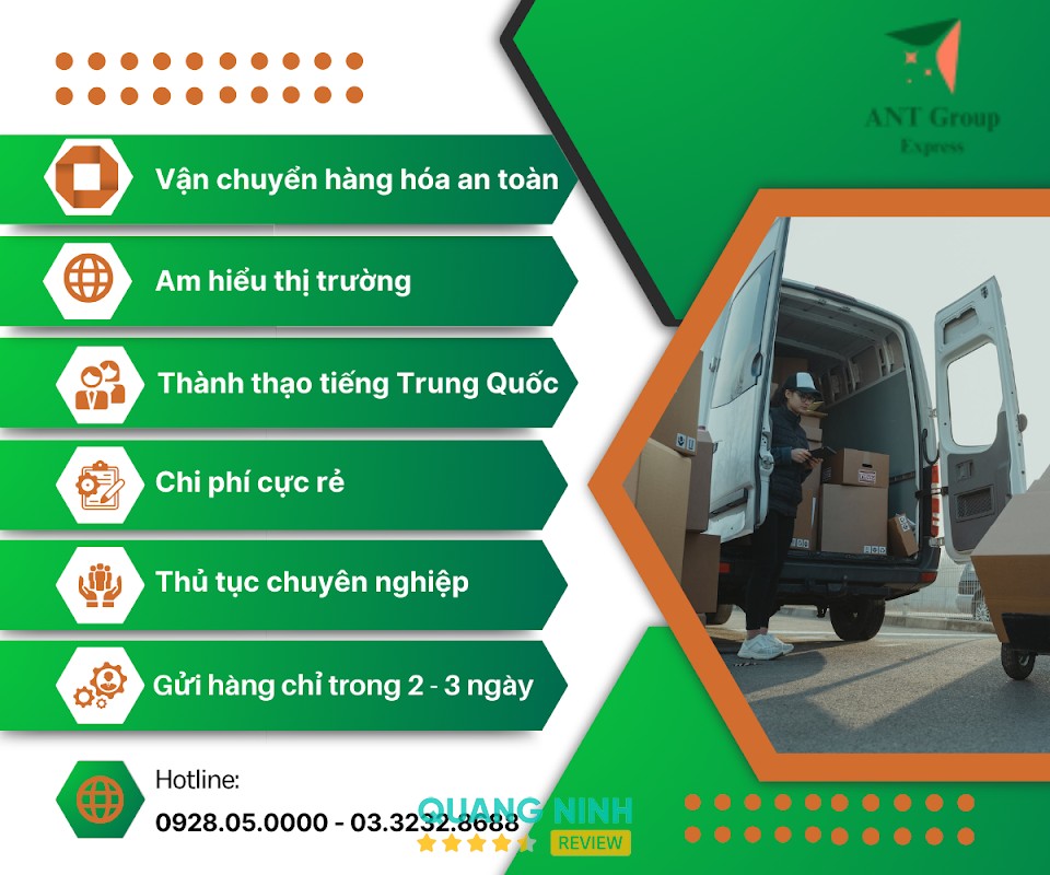ANT Group vận chuyển hàng hóa tại Móng Cái