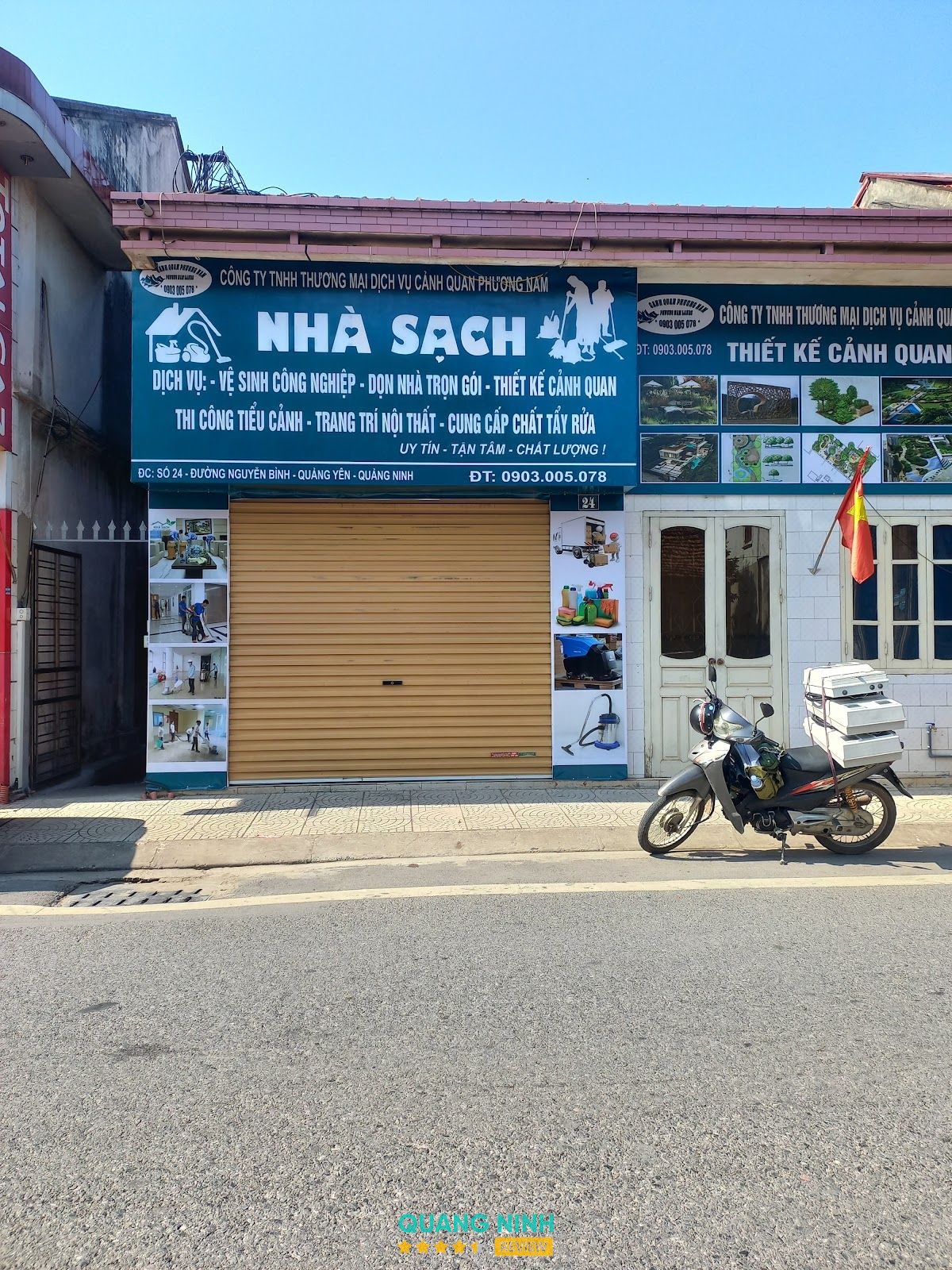 Vệ sinh công nghiệp và dọn nhà trọn gói tại Quảng Yên